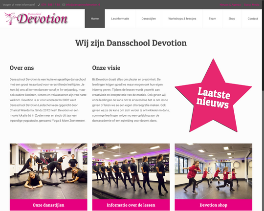 Dansschool Devotion Logo