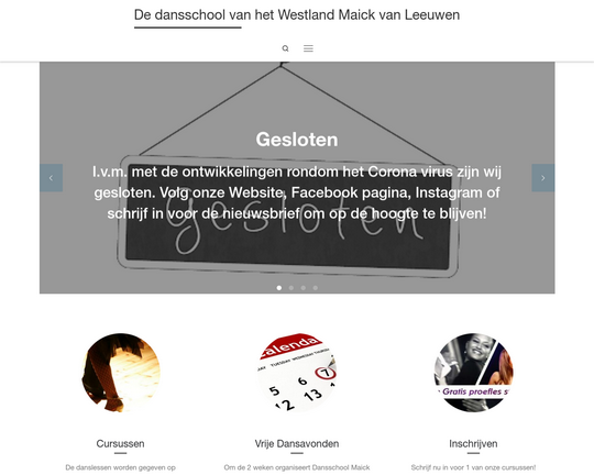 Dansschool Maick van Leeuwen Logo